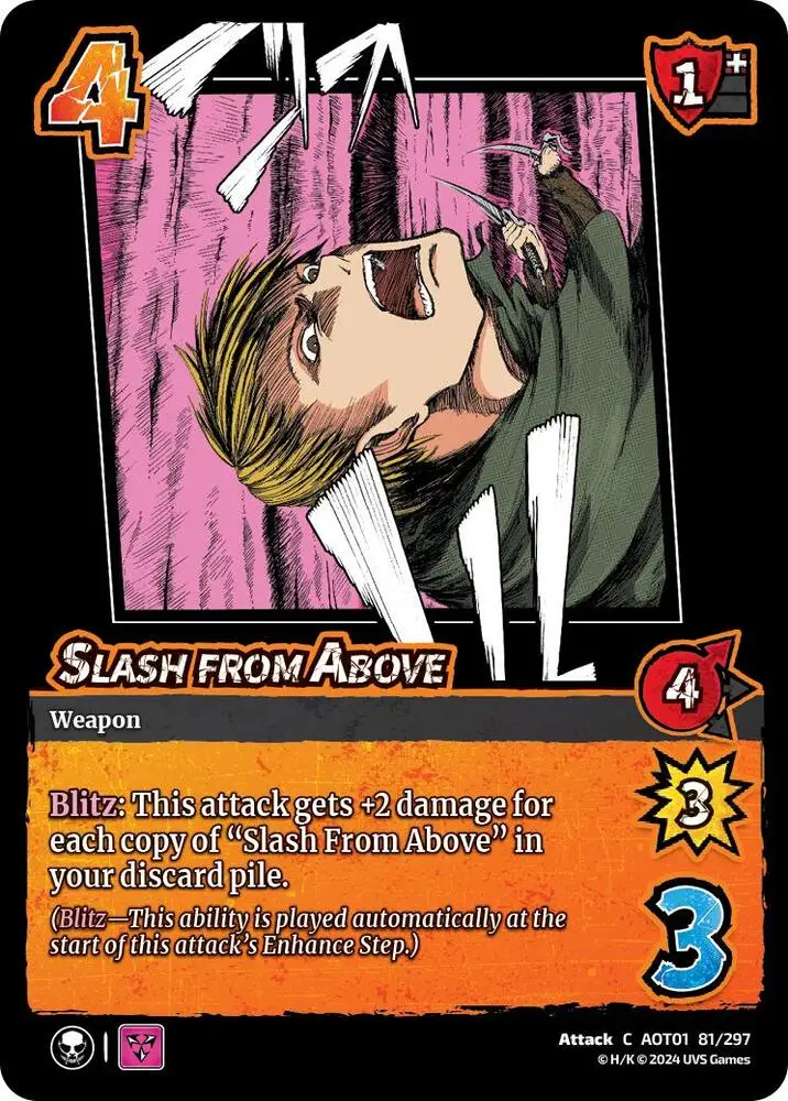 Slash from Above card front