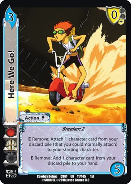 Here We Go! card front