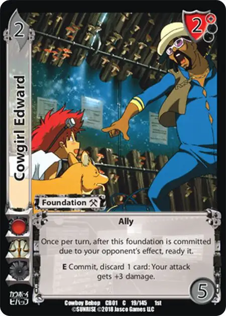 Cowgirl Edward card front