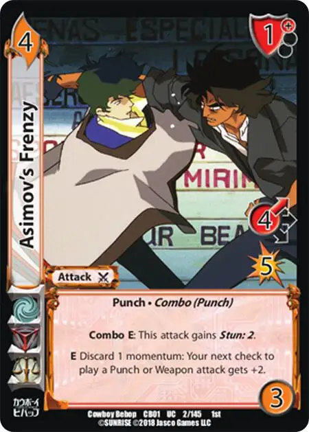 Asimov's Frenzy card front