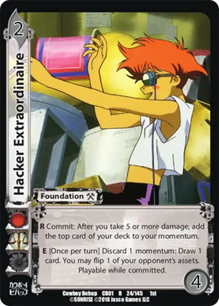 Hacker Extraordinaire card front