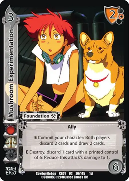 Mushroom Experimentation card front