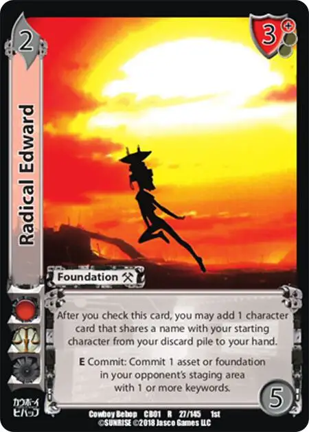 Radical Edward card front
