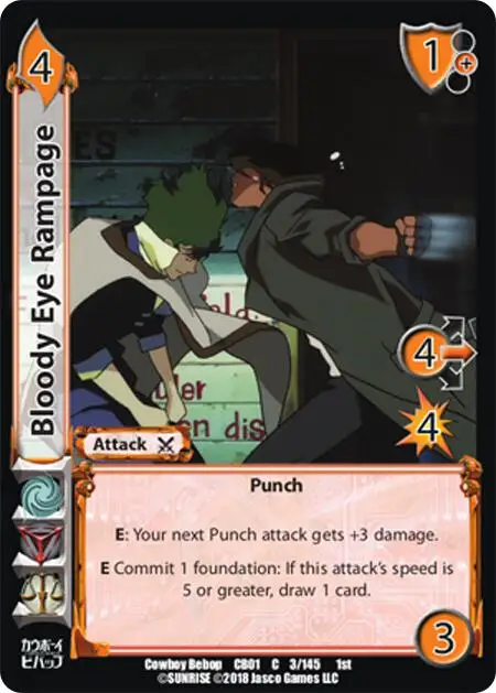 Bloody Eye Rampage card front