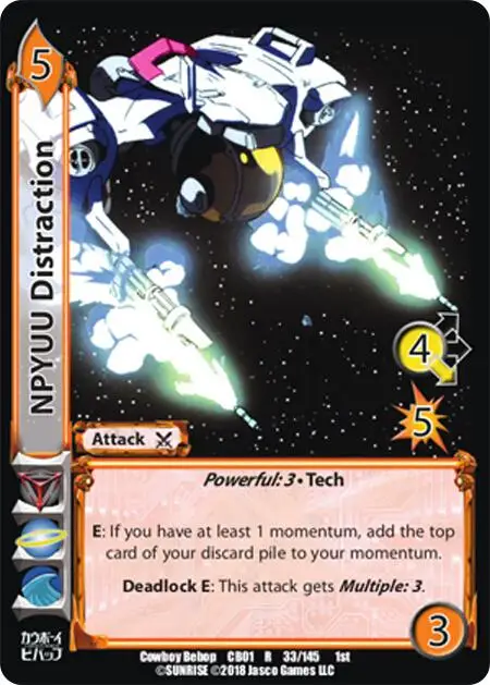 NPYUU Distraction card front