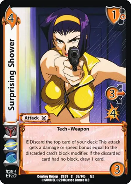 Surprising Shower card front