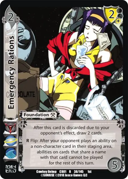 Emergency Rations card front