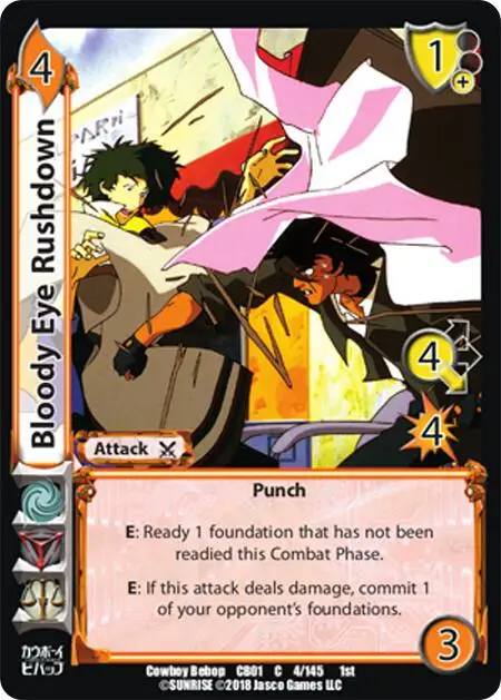 Bloody Eye Rushdown card front