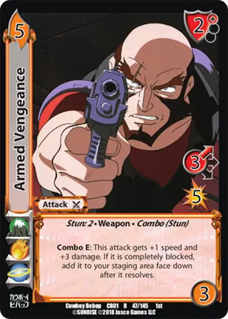 Armed Vengeance card front
