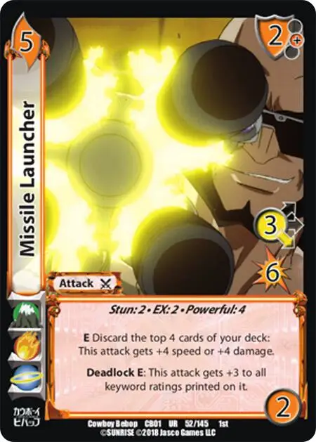Missile Launcher card front