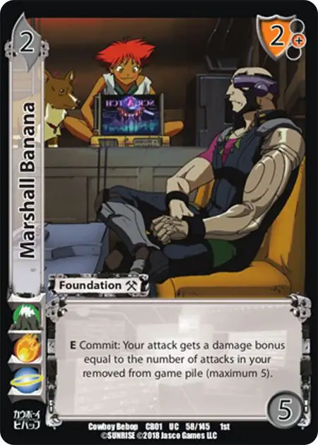 Marshall Banana card front