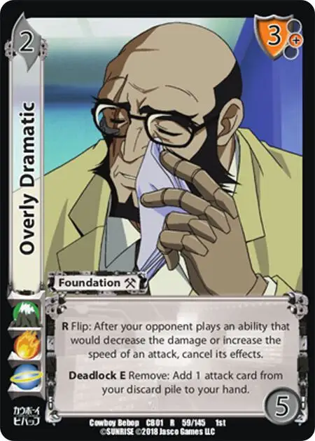 Overly Dramatic card front