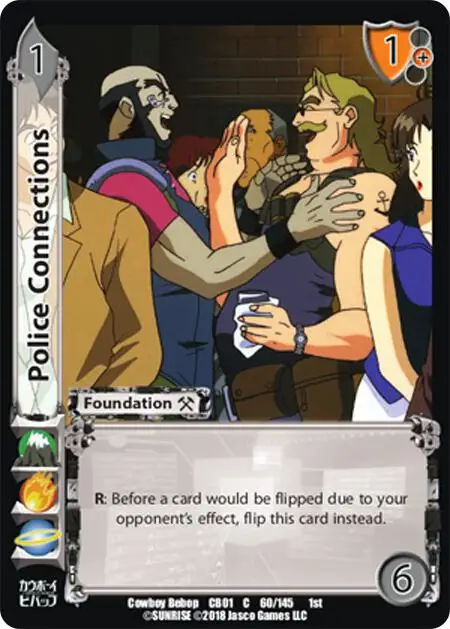 Police Connections card front