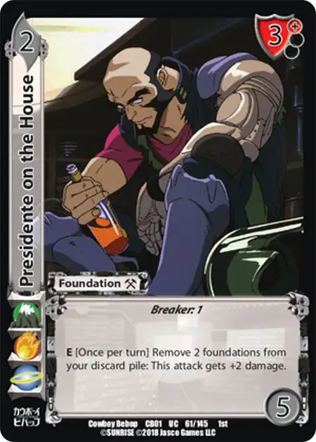 Presidente on the House card front