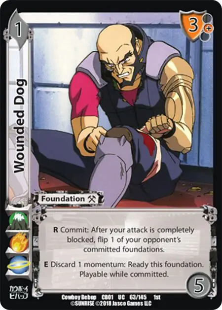 Wounded Dog card front