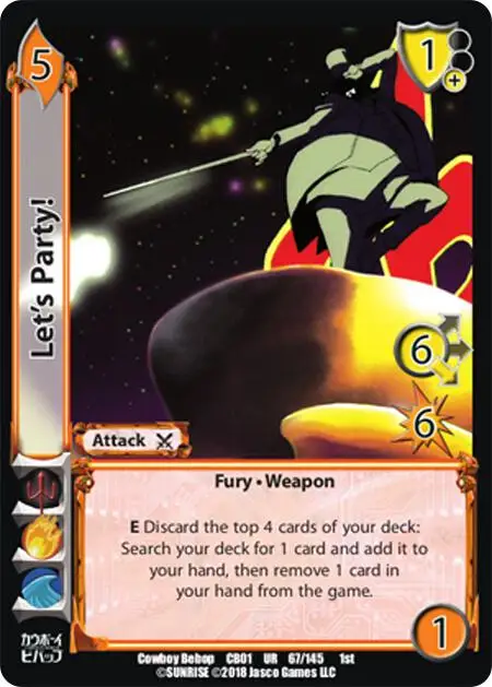 Let's Party! card front