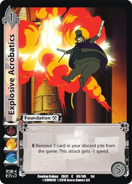 Explosive Acrobatics card front