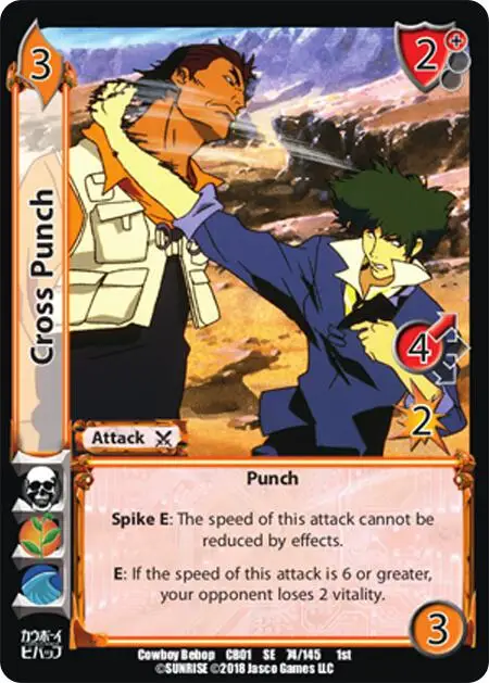 Cross Punch card front