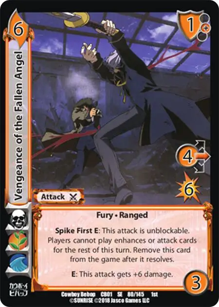 Vengeance of the Fallen Angel card front