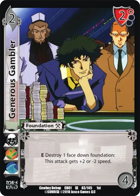 Generous Gambler card front