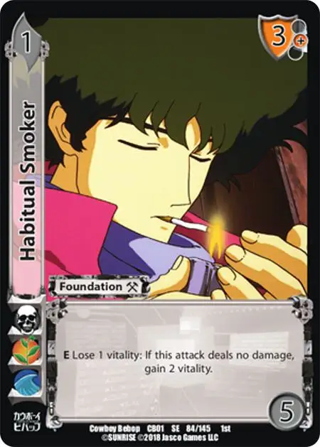 Habitual Smoker card front