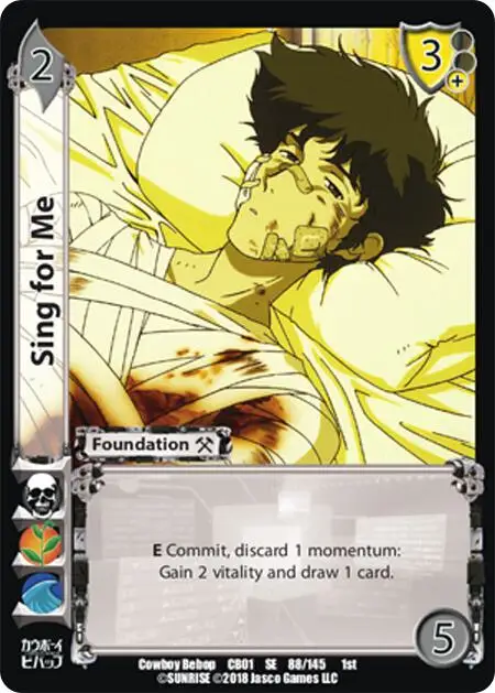 Sing for Me card front