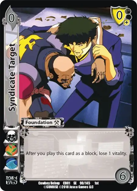Syndicate Target card front