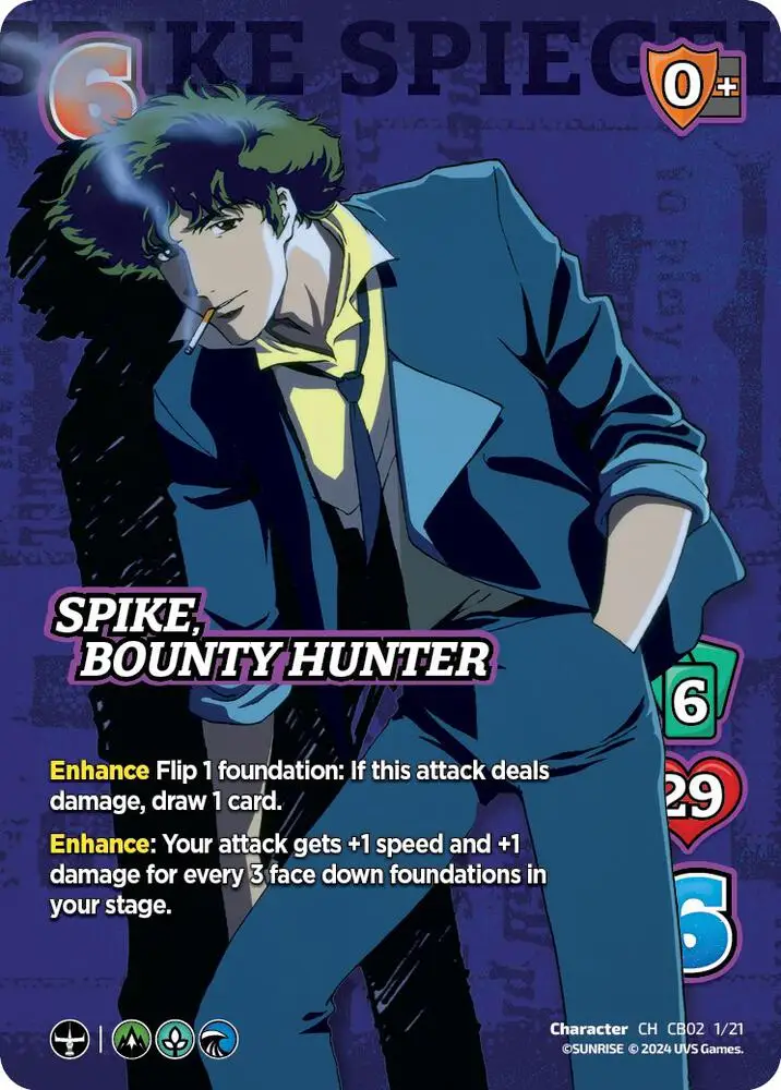 Spike, Bounty Hunter card front