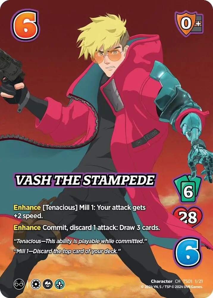 Vash the Stampede card front