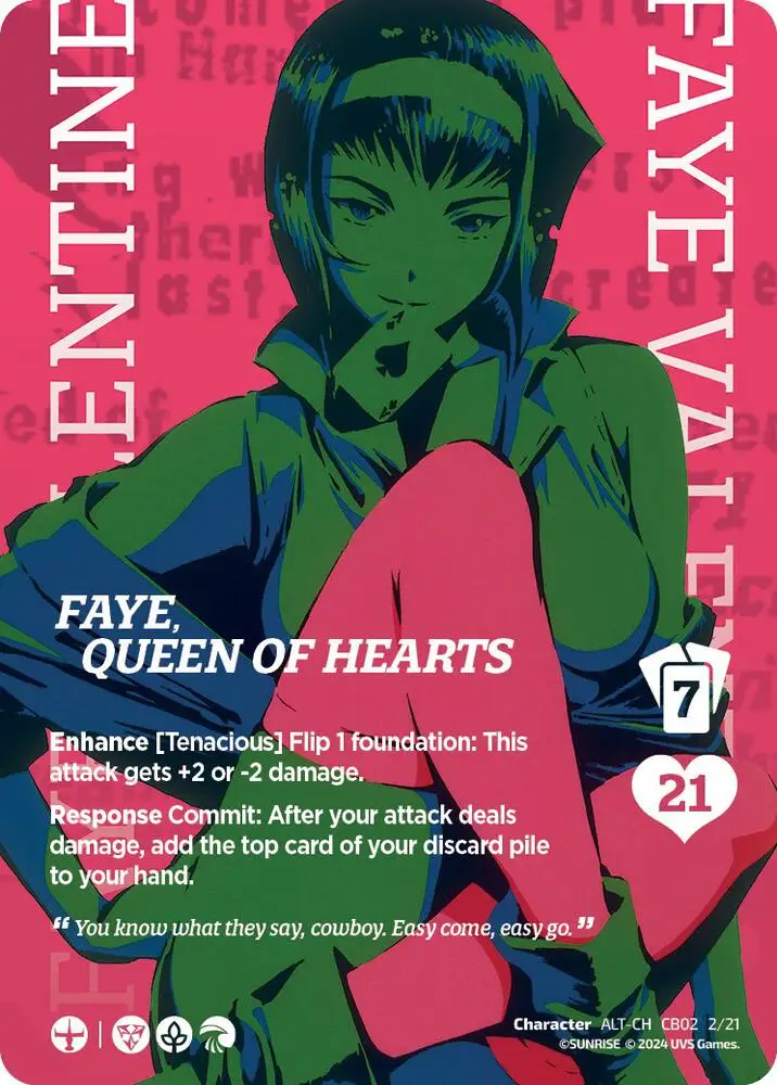 Faye, Queen of Hearts (Alternate Art) card front