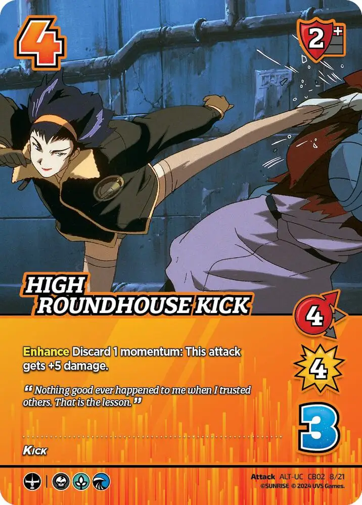 High Roundhouse Kick (Alternate Art) card front