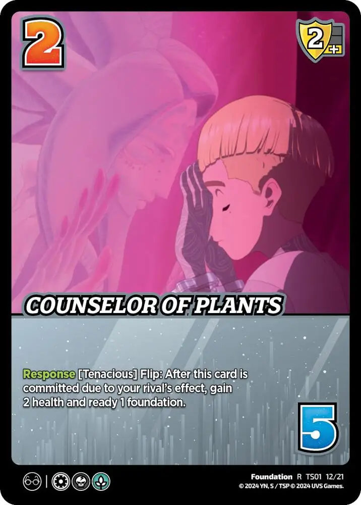 Counselor of Plants card front