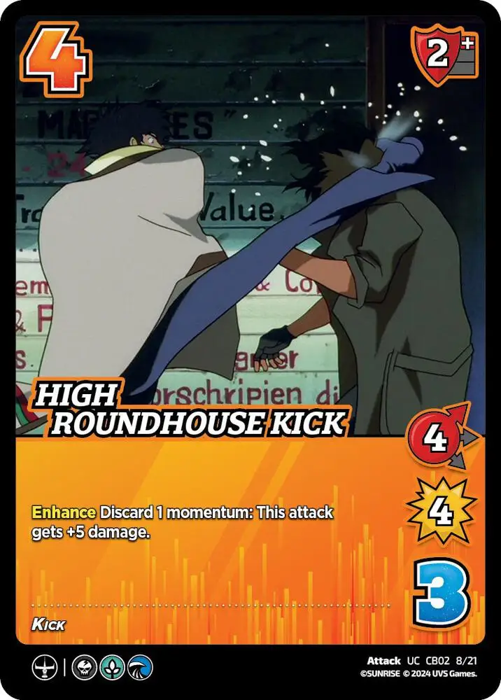 High Roundhouse Kick card front