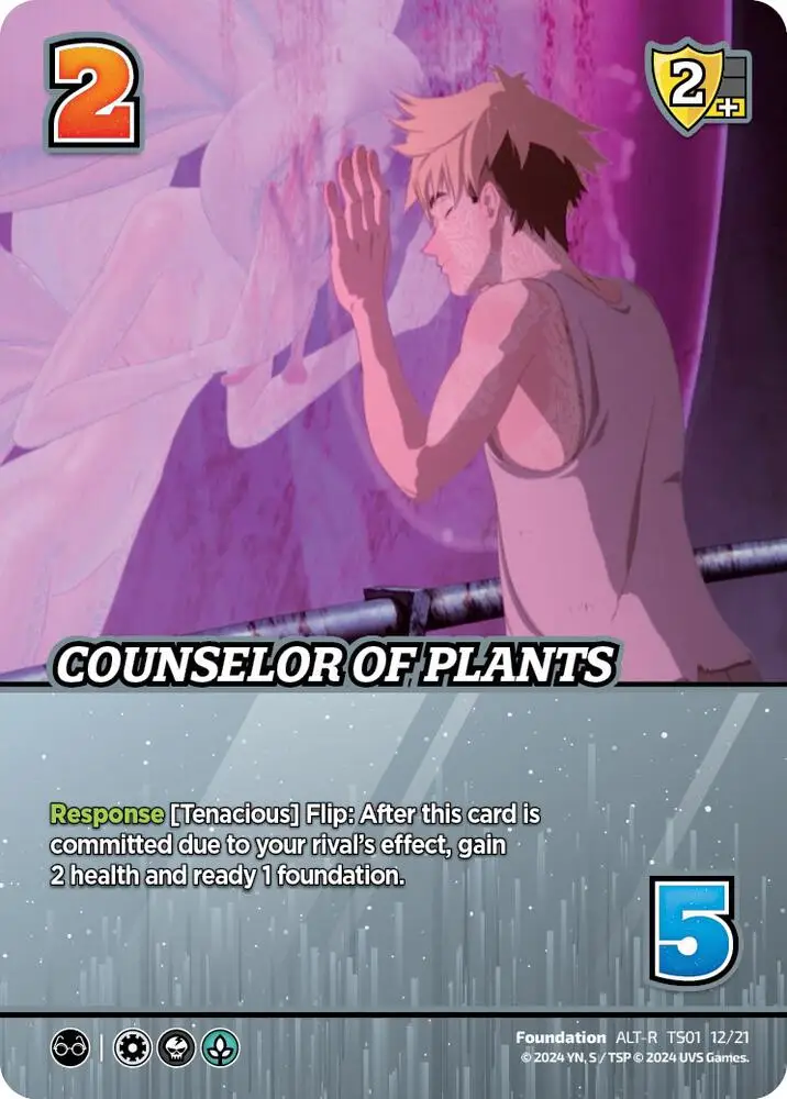 Counselor of Plants (Alternate Art) card front