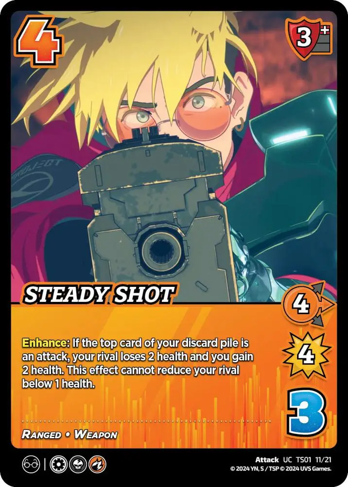 Steady Shot card front