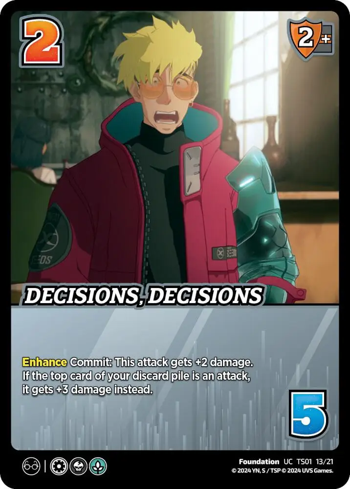 Decisions, Decisions card front