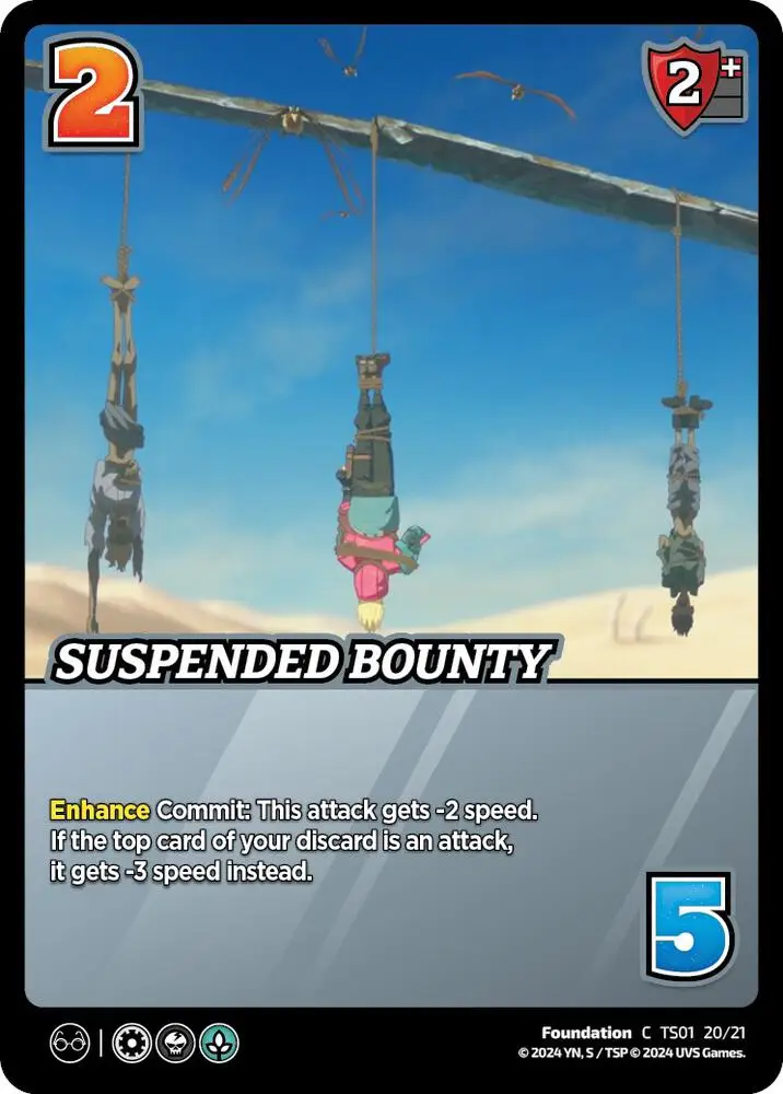 Suspended Bounty card front