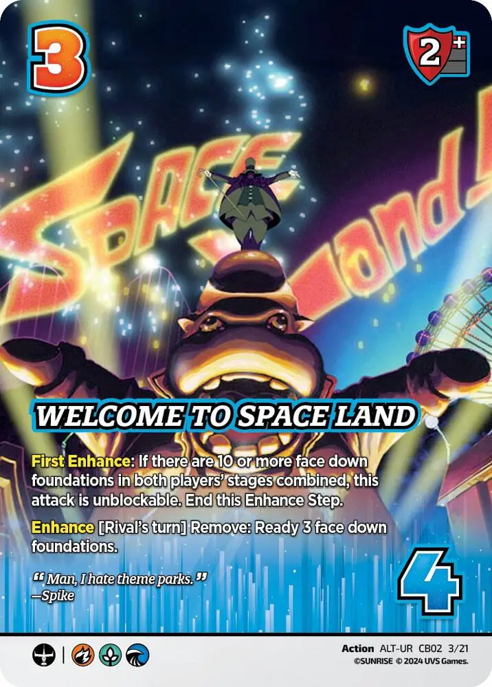 Welcome to Space Land (Alternate Art) card front