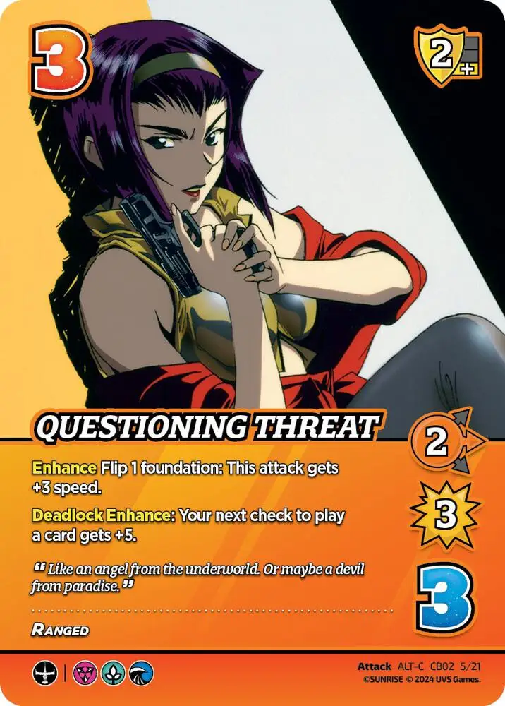 Questioning Threat (Alternate Art) card front
