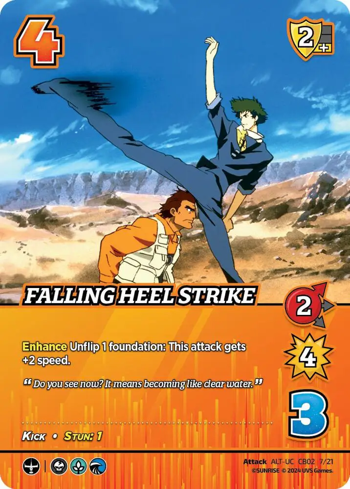 Falling Heel Strike (Alternate Art) card front