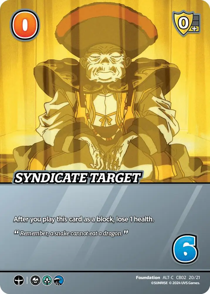 Syndicate Target (Alternate Art) card front