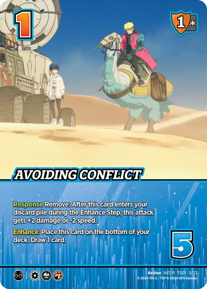 Avoiding Conflict (Alternate Art) card front