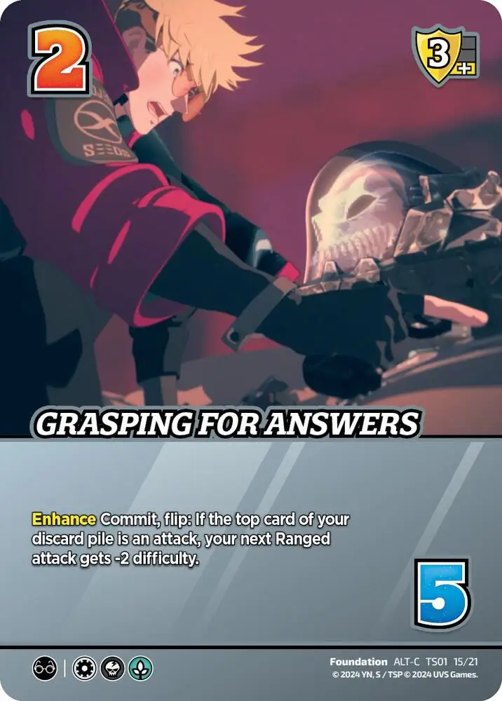 Grasping For Answers (Alternate Art) card front