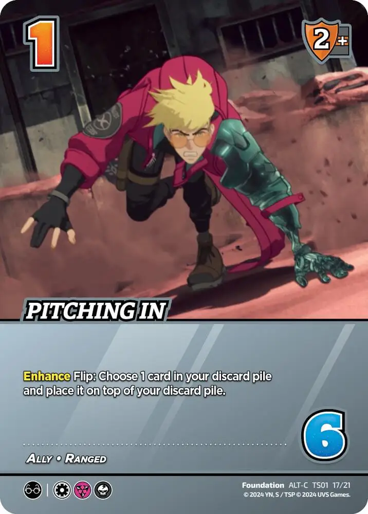 Pitching In (Alternate Art) card front