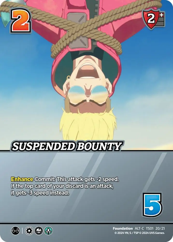 Suspended Bounty (Alternate Art) card front
