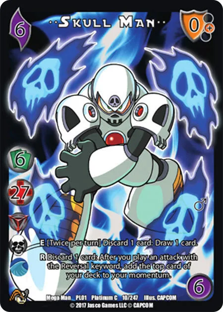 Skull Man card front