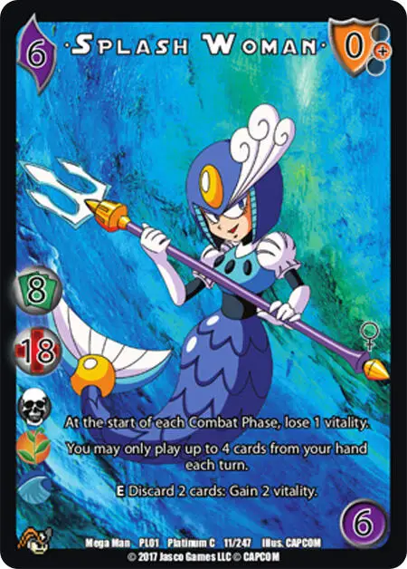 Splash Woman card front