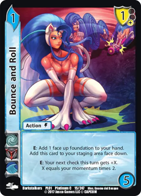Bounce and Roll card front