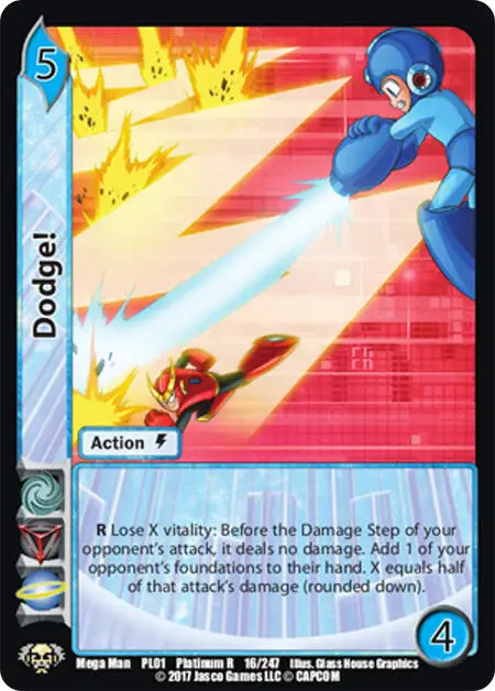 Dodge! card front