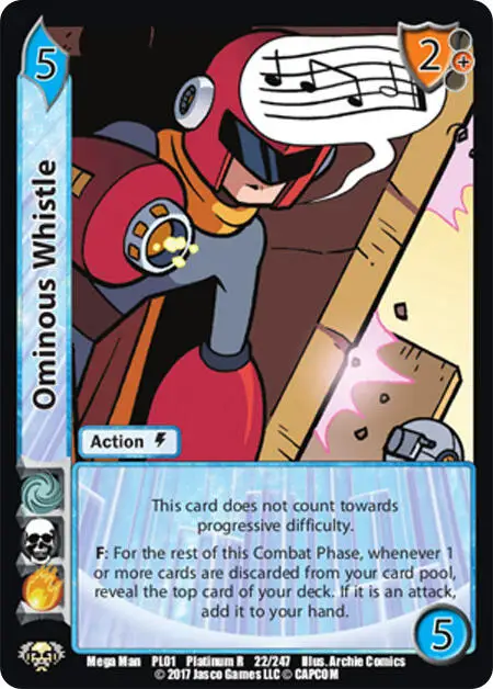 Ominous Whistle card front